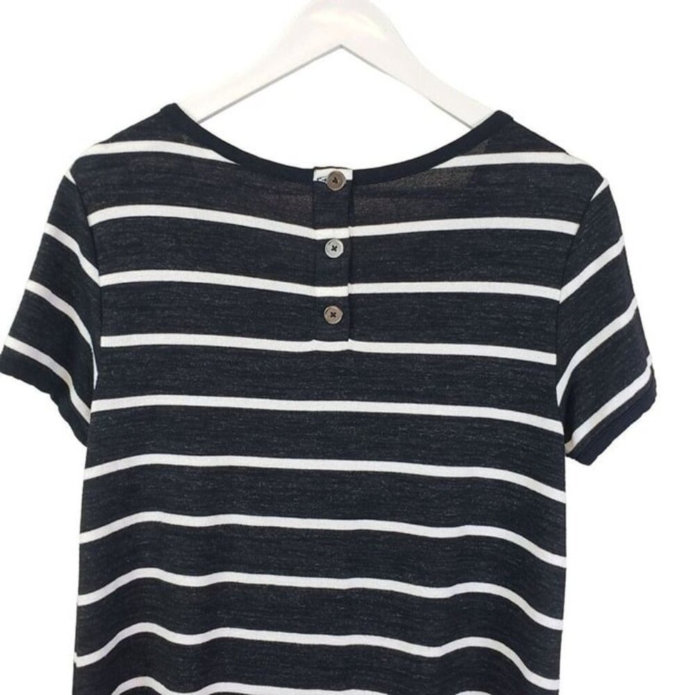 OLD Market & Spruce Britta Striped T-Shirt Mini Dress - Picture 3 of 3